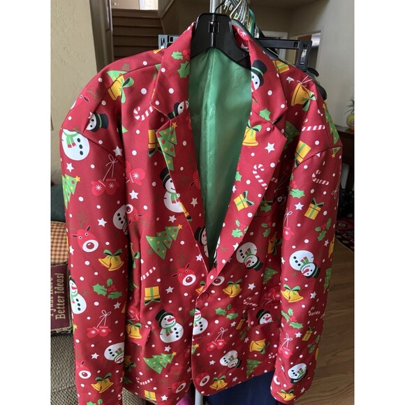 Suitmeister Christmas Blazer Men’s Size 2XL Big Tall Frosty the Snowman‎ - Picture 1 of 13